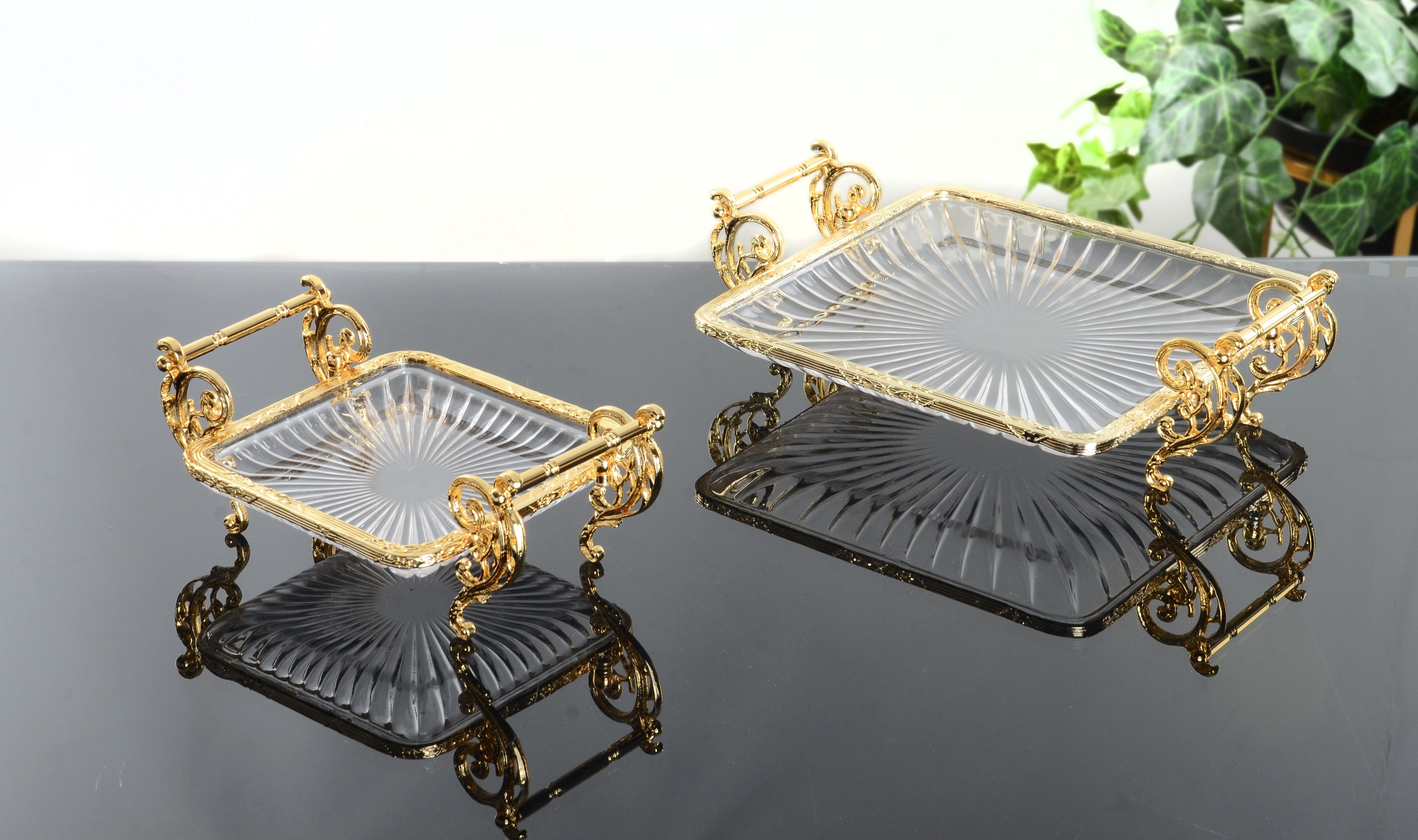 7 PARÇA CAM AVNGARD GOLD SUNUM SETİ 