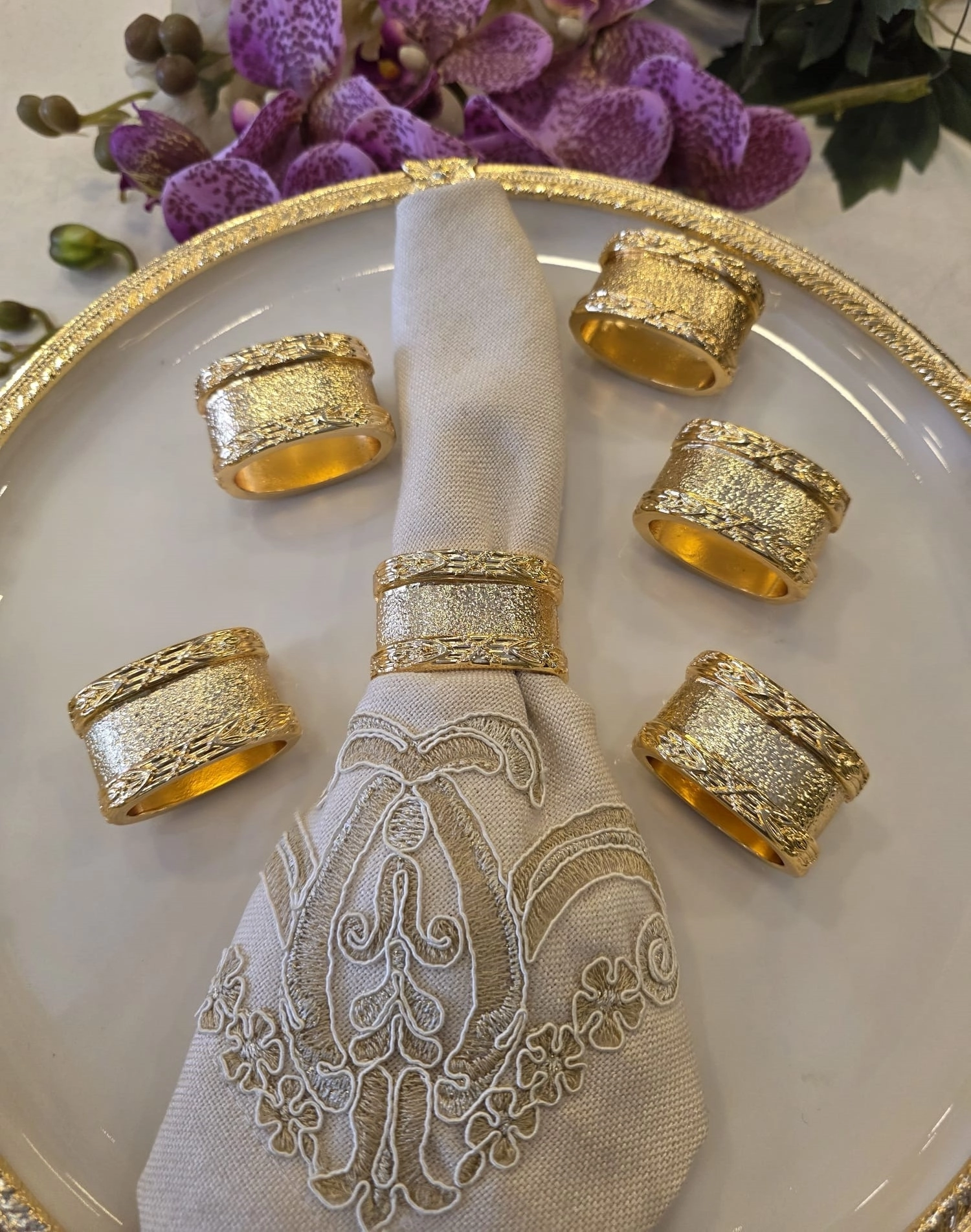 YÜZÜK PEÇETELİK ALTILI  TAKIM GOLD