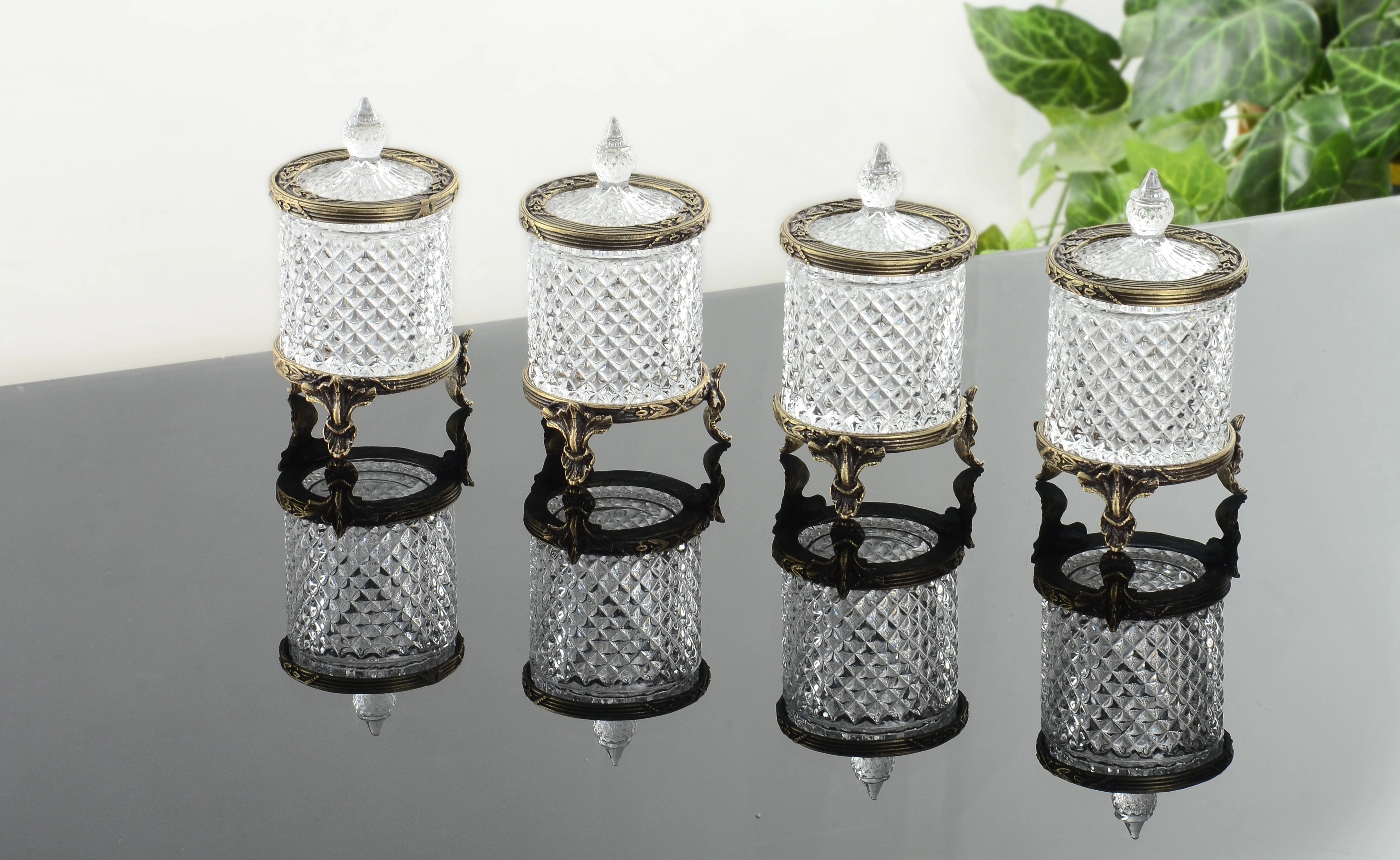4 PARÇA ANTİK BAHARAT SETİ