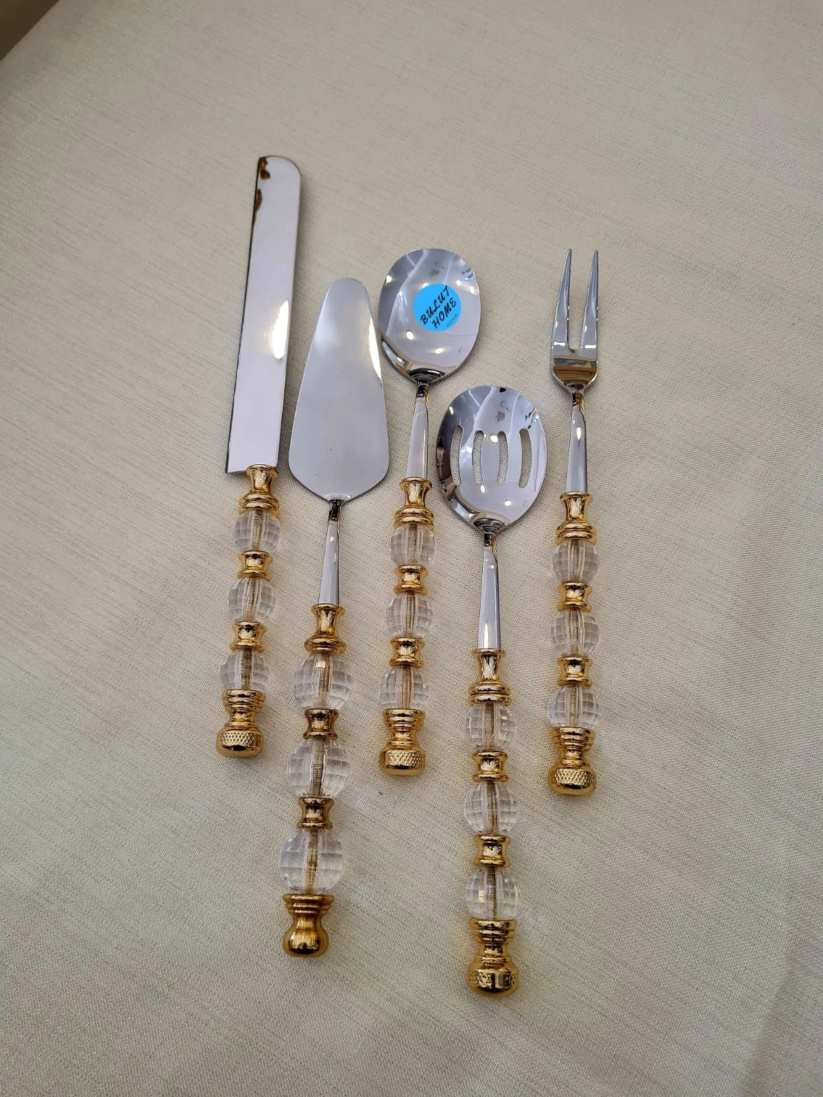 RUSTİK GOLD 5 Lİ SERVİS