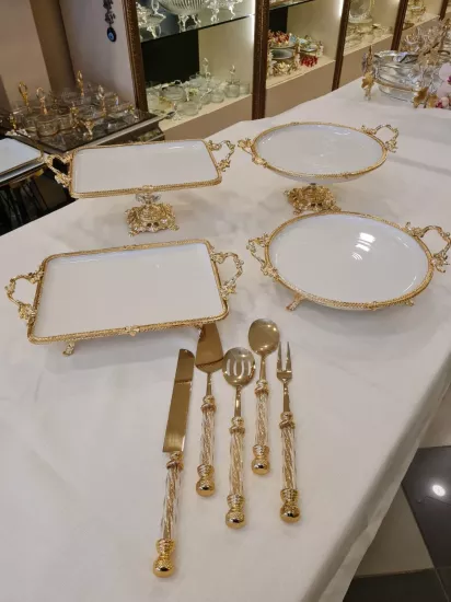 9 PARÇA GOLD SUNUM SETİ 