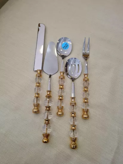 RUSTİK GOLD 5 Lİ SERVİS